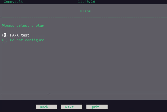 Выбор плана