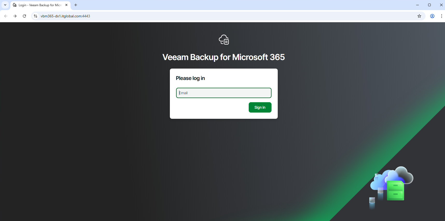 Вход в Restore Portal